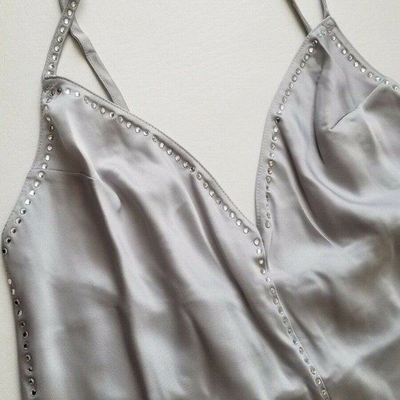 NEW Victoria's Secret Satin Crystal dress Lingerie - Picture 3 of 8